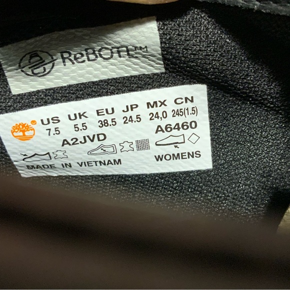 New Waterproof Timberland Vibram Sole Ltd Heritage 6 Inch Womens 8 Boots Black - Picture 7 of 10